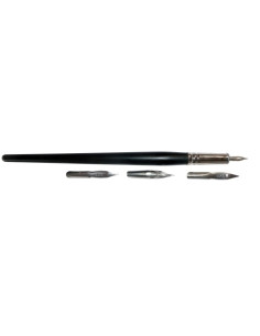 PLUMILLAS TALENS ART CREATION CON MANGO SET de 4