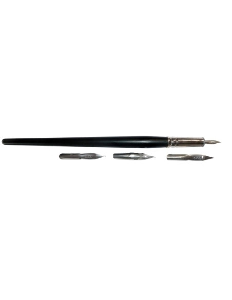 PLUMILLAS TALENS ART CREATION CON MANGO SET de 4