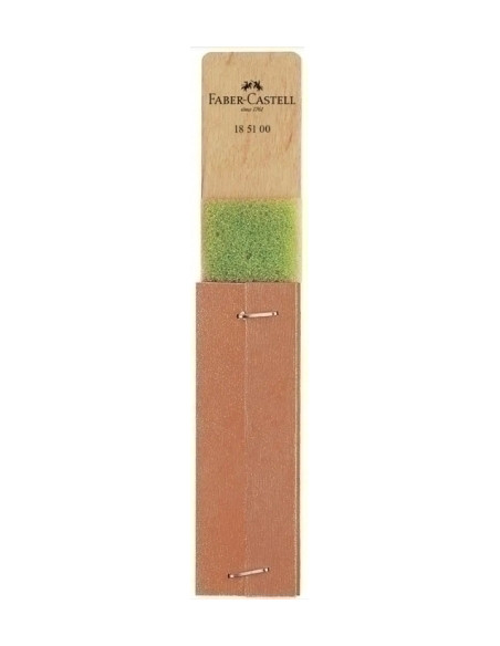 RASQUETA FABER CASTELL PAPEL DE LIJA CON 20 TIRAS 10 FINAS  10 GRUESAS
