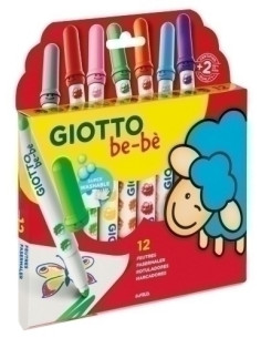 ROTULADOR FIBRA GIOTTO BEBE SUPER de 12