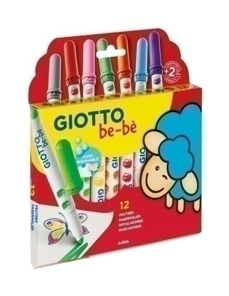 ROTULADOR FIBRA GIOTTO BEBE SUPER de 12
