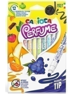 ROTULADOR FIBRA CARIOCA PERFUME CAJA de 12