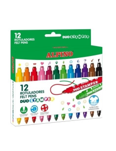 ROTULADOR FIBRA ALPINO STAMPER CAJA de 12