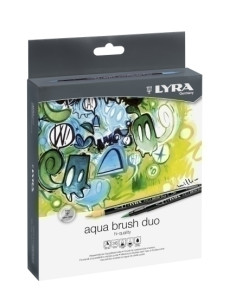 ROTULADOR LYRA AQUA BRUSH DUO Est 36 rotuladorpincel