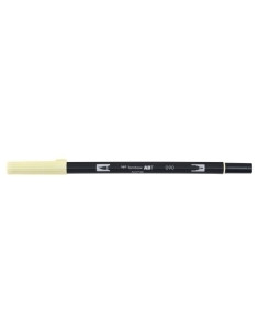 ROTULADOR TOMBOW DOBLE PUNTA PINCEL AMARILLO BEBE