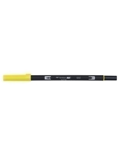 ROTULADOR TOMBOW DOBLE PUNTA PINCEL AMARILLO PROCESO