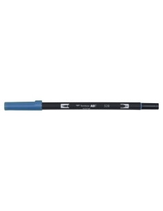 ROTULADOR TOMBOW DOBLE PUNTA PINCEL AZUL MARINO