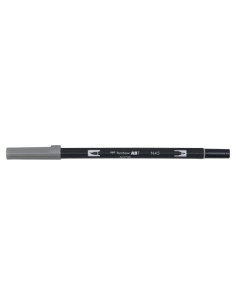 ROTULADOR TOMBOW DOBLE PUNTA PINCEL GRIS FRIO 10
