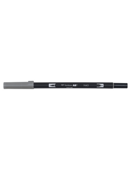 ROTULADOR TOMBOW DOBLE PUNTA PINCEL GRIS FRIO 10