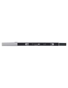 ROTULADOR TOMBOW DOBLE PUNTA PINCEL GRIS FRIO 3
