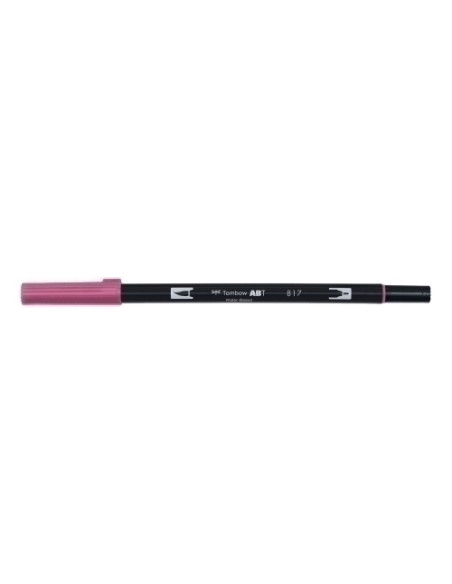 ROTULADOR TOMBOW DOBLE PUNTA PINCEL MALVA