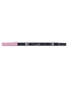 ROTULADOR TOMBOW DOBLE PUNTA PINCEL ROSA