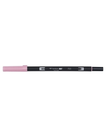 ROTULADOR TOMBOW DOBLE PUNTA PINCEL ROSA