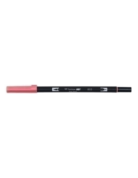 ROTULADOR TOMBOW DOBLE PUNTA PINCEL ROSA PUNCH