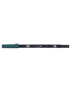 ROTULADOR TOMBOW DOBLE PUNTA PINCEL VERDE OSCURO