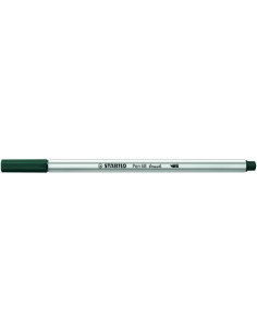 ROTULADOR FIBRA STABILO PEN 68 BRUSH PUNTA PINCEL VERDE TIERRA