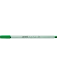 ROTULADOR FIBRA STABILO PEN 68 BRUSH PUNTA PINCEL VERDE TURQUESA