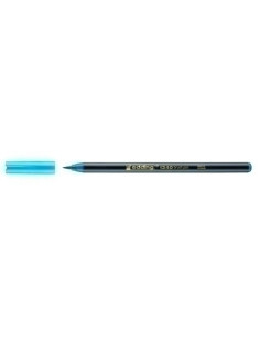 ROTULADOR FIBRA EDDING 1340 BRUSHPEN AZUL CLARO