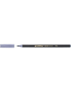 ROTULADOR FIBRA EDDING 1340 BRUSHPEN GRIS PLATA