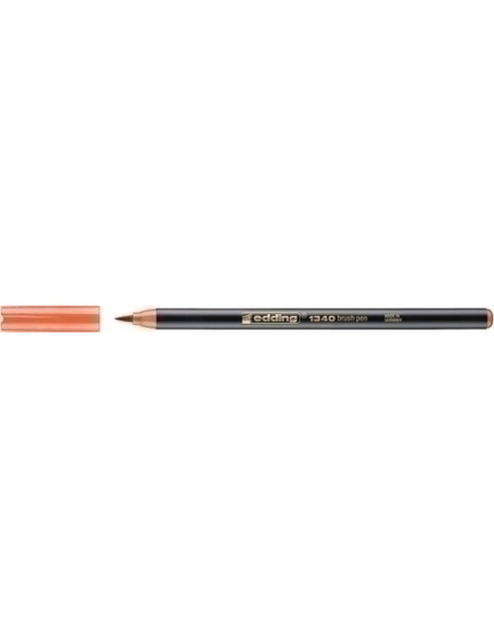 ROTULADOR FIBRA EDDING 1340 BRUSHPEN MANDARINA
