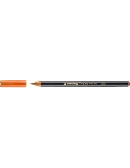 ROTULADOR FIBRA EDDING 1340 BRUSHPEN NARANJA