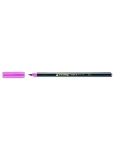 ROTULADOR FIBRA EDDING 1340 BRUSHPEN ROSA
