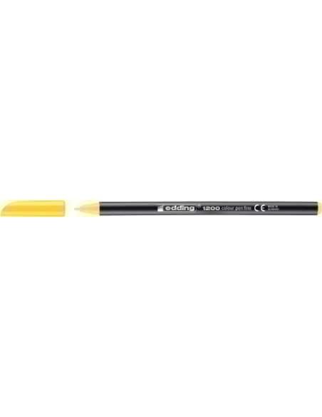 ROTULADOR FIBRA EDDING 1200  AMARILLO