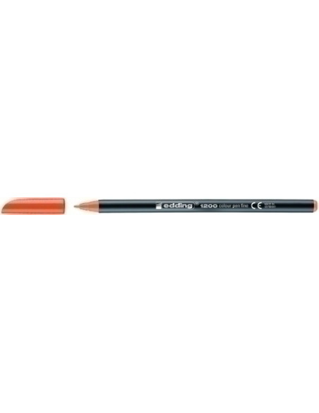 ROTULADOR FIBRA EDDING 1200  NARANJA