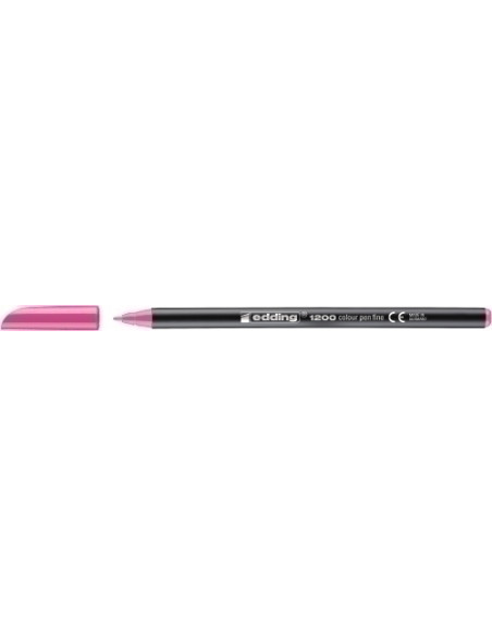 ROTULADOR FIBRA EDDING 1200  ROSA