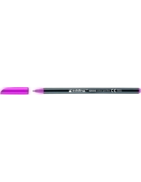 ROTULADOR FIBRA EDDING 1200  ROSA NEON