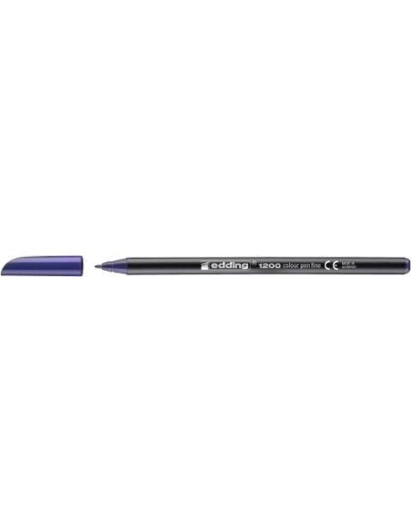 ROTULADOR FIBRA EDDING 1200  VIOLETA