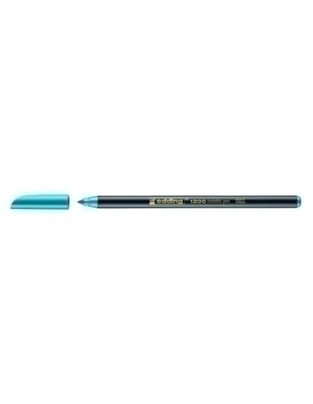 ROTULADOR FIBRA EDDING 1200-METALLIC  AZUL