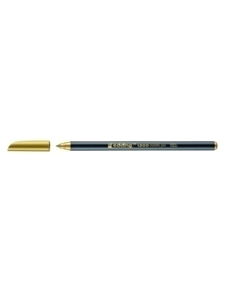 ROTULADOR FIBRA EDDING 1200-METALLIC  ORO