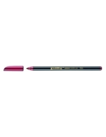 ROTULADOR FIBRA EDDING 1200-METALLIC  ROJO