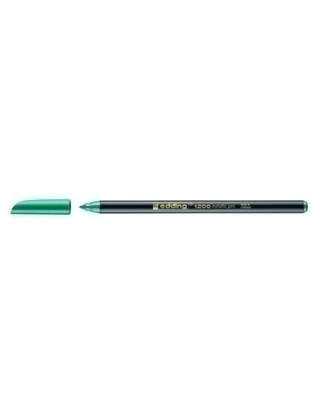 ROTULADOR FIBRA EDDING 1200-METALLIC  VERDE
