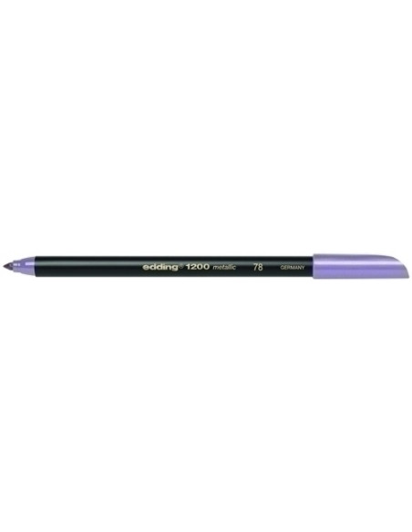 ROTULADOR FIBRA EDDING 1200-METALLIC  VIOLETA