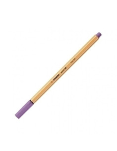 ROTULADOR FIBRA STABILO POINT 88  LILA GRISACEO