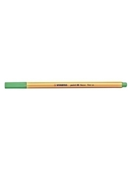 ROTULADOR FIBRA STABILO POINT 88  VERDE MANZANA