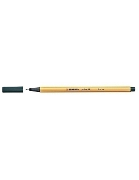 ROTULADOR FIBRA STABILO POINT 88  VERDE OLIVA