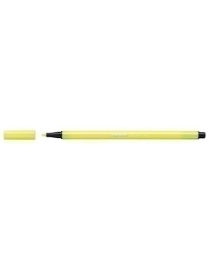 ROTULADOR FIBRA STABILO PEN 68  AMARILLO FLUORESCESTE