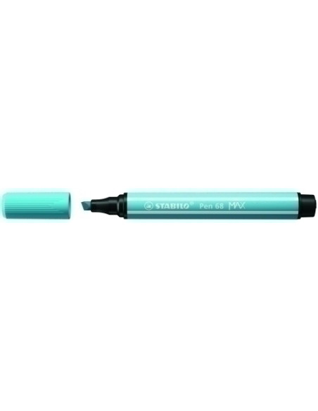 ROTULADOR FIBRA STABILO PEN 68 MAX AZUL CELESTE