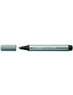 ROTULADOR FIBRA STABILO PEN 68 MAX GRIS MEDIO