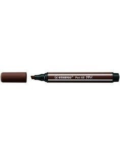 ROTULADOR FIBRA STABILO PEN 68 MAX MARRON