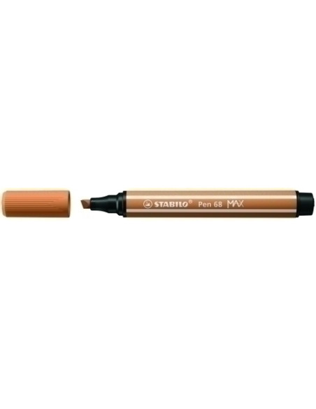 ROTULADOR FIBRA STABILO PEN 68 MAX OCRE OSCURO