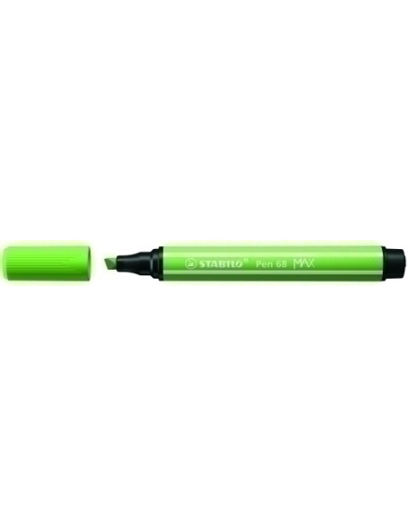 ROTULADOR FIBRA STABILO PEN 68 MAX VERDE CLARO