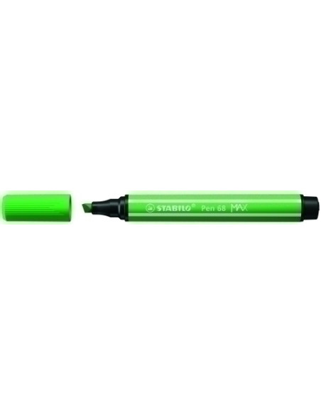 ROTULADOR FIBRA STABILO PEN 68 MAX VERDE HOJA