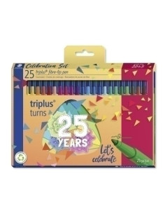 ROTULADOR FIBRA STAEDTLER  323 TRIPLUS COLOR ESTUCHE de 25