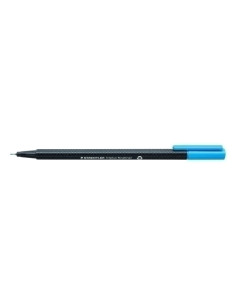 ROTULADOR FIBRA STAEDTLER  334 TRIPLUS FINELINER   AZUL CLARO
