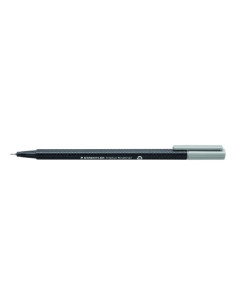 ROTULADOR FIBRA STAEDTLER  334 TRIPLUS FINELINER   GRIS PLATA