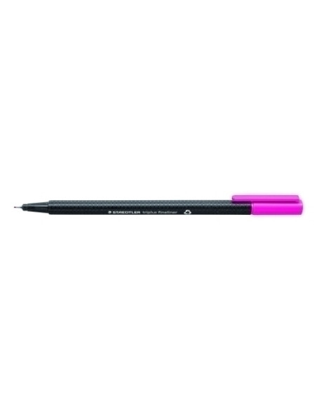 ROTULADOR FIBRA STAEDTLER  334 TRIPLUS FINELINER   MAGENTA